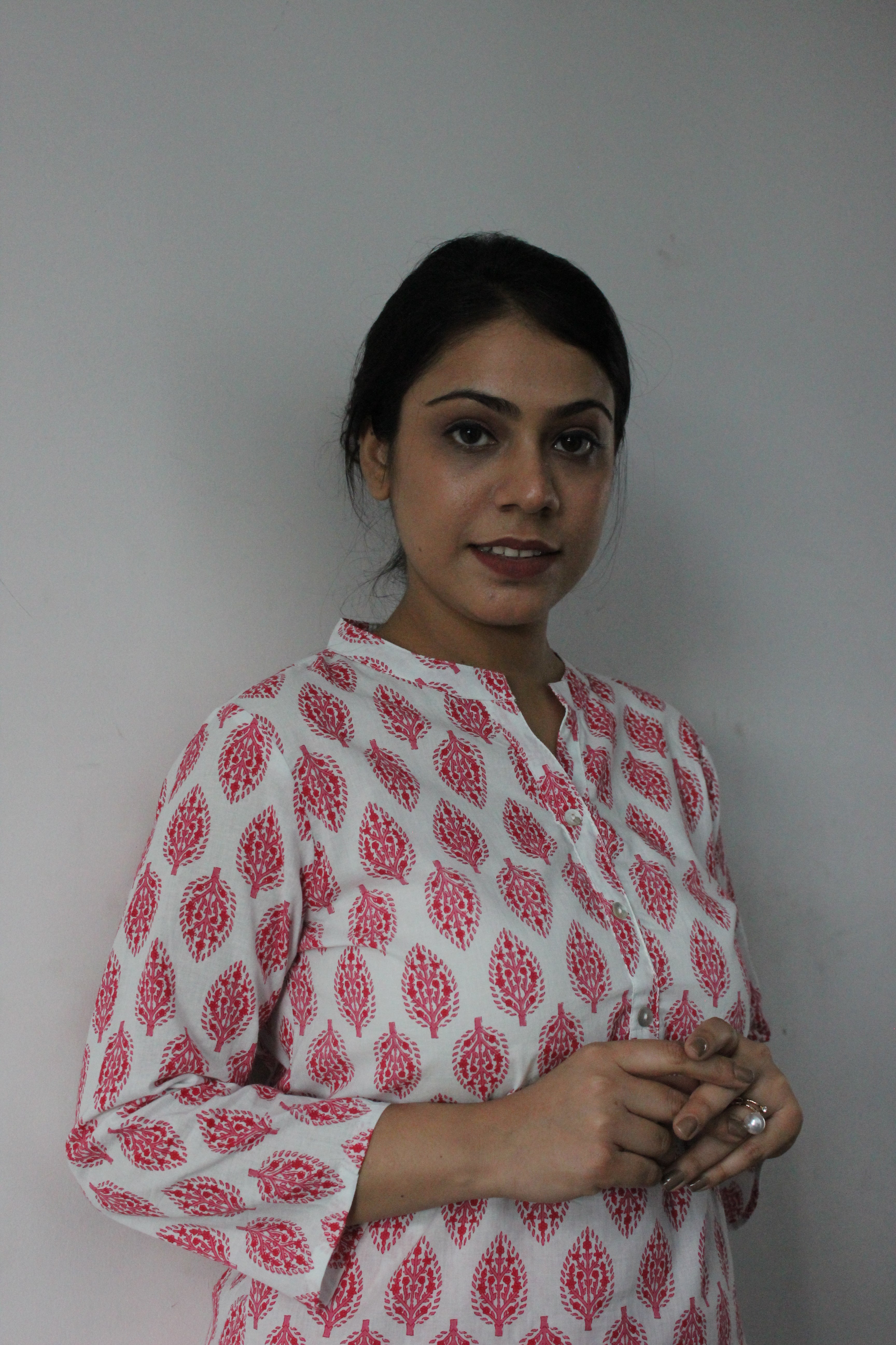 Pink Cotton Night Suit by Vastra by Monty.