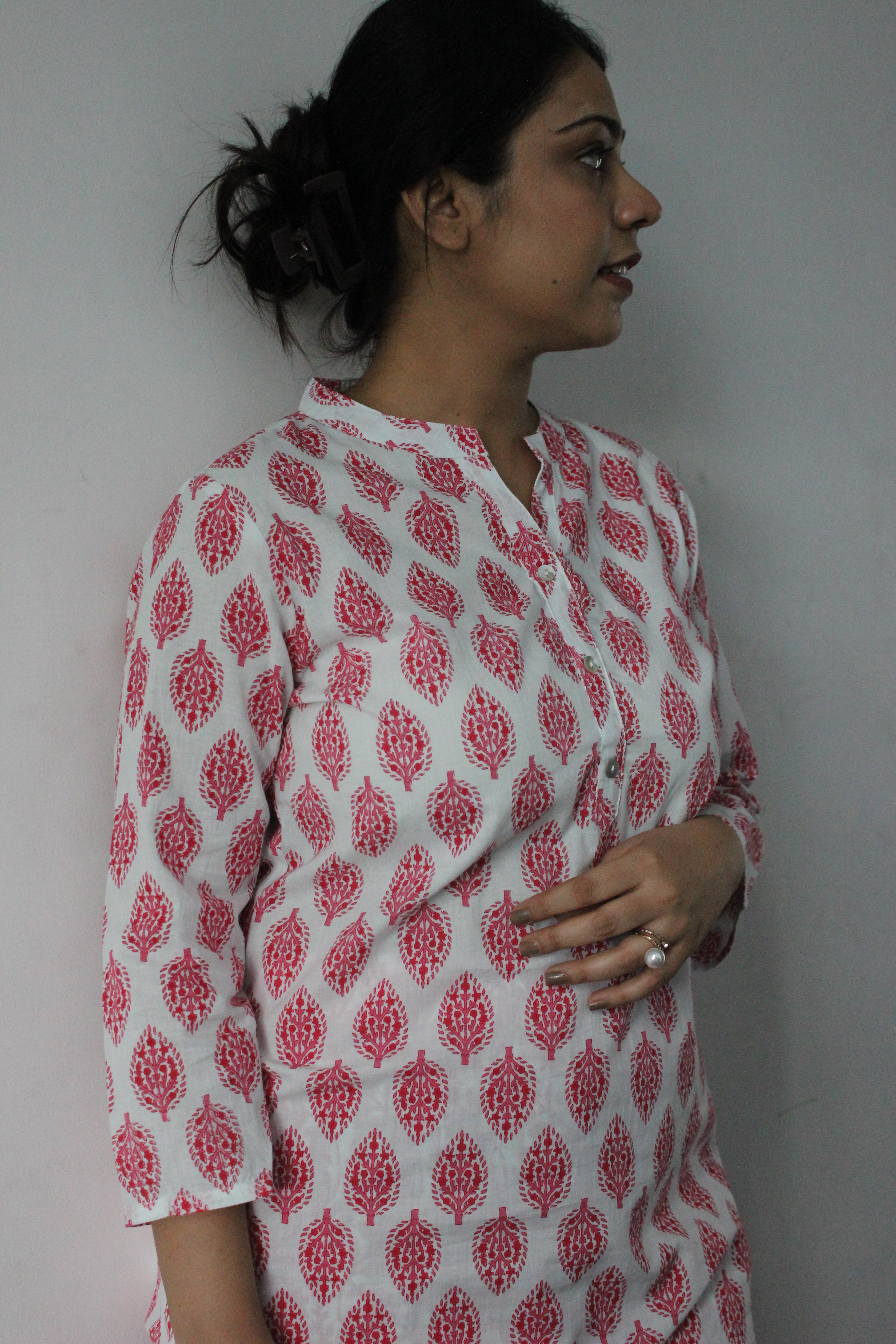 Pink Cotton Night Suit by Vastra by Monty.