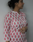 Pink Cotton Night Suit by Vastra by Monty.